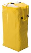 Linen canvas bag 100 liters yellow trolley Numatic