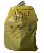 Garbage bag DASRI yellow hospital waste 15L package 500