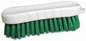 Green hand food brush