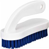 Blue food handle nail brush