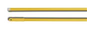 Food fiberglass handle 1,40m yellow