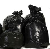 Garbage bag 50 liter high density Grey Package 500