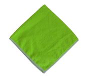 Green microfiber cloth