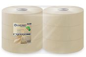 Lucart eco natural eco jumbo paper package of 6