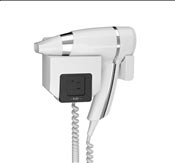Electric hair dryer JVD brittony white mono plug razor