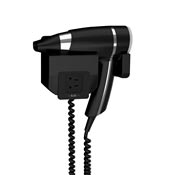 Electric hair dryer JVD brittony black mono plug razor