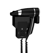 Electric hair dryer JVD brittony black dual voltage shaver