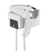 Electric hair dryer JVD Clipper II white forehead support