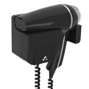 Electric hair dryer JVD Clipper II black forehead support