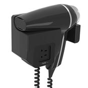 Electric hair dryer JVD Clipper II black mono plug razor