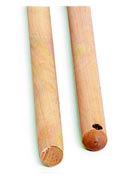 Sanded wood handle 1,40 m D 28