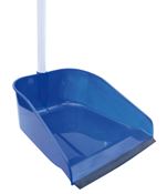 Dustpan with straight handle