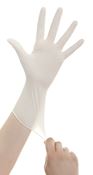 Powder-free latex glove EN455 1-2-3 per 100