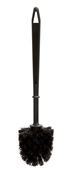 Toilet brush round black