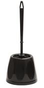 Combination toilet brush black