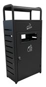 6L outdoor ashtray, 43L bin