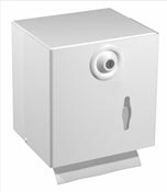 Toilet paper dispenser mixed JVD white metal