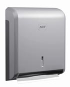Towel dispenser metal gray ABS JVD