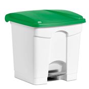 Kitchen trash HACCP 30 L green pedal