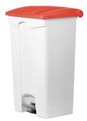 Kitchen trash HACCP 90 L red pedal