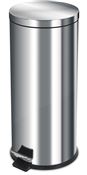 Pedal bin 30L stainless steel