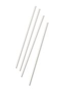 White paper straw per 250