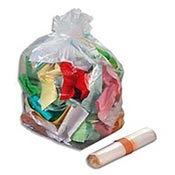 Garbage bag 110 liters transparent packages 100