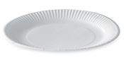White paper plate 23 cm per 500