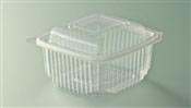 Microwave container with lid hinge 500 grs