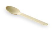 Disposable spoon biodegradable wood 165 mm the 1000