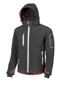 Softshell jacket work Upower black metropolis