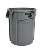 Round 38L Rubbermaid raw container gray