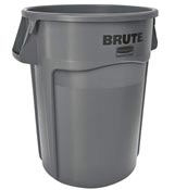 Container Rubbermaid Brute Round 167 Litres Grey