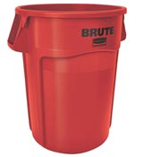 Rubbermaid Brute container round red 167 Litres