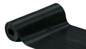 Ribbed rubber mats 1.20x10m black