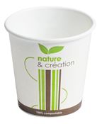 Biodegradable cup 10 cl by 2000