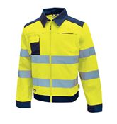 High visibility yellow gleam jacket