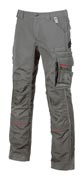 Light gray work pants drift