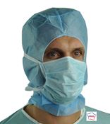 Type II blue surgical mask with straps