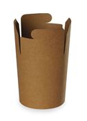 Pasta box in cardboard 480ml kraft package of 500