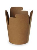 Pasta box in cardboard 780ml kraft package of 500