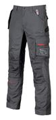 Gray work pants race