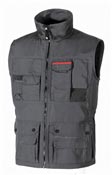 Gray work vest first