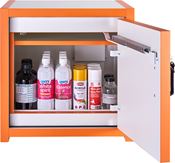 Low cabinet for flammable products, 1 door