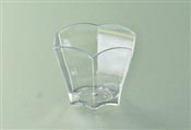 Jar mouthing crystal flower design 6.5 cl