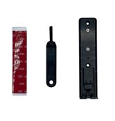 Wall mounting kit for rectangular dispenser