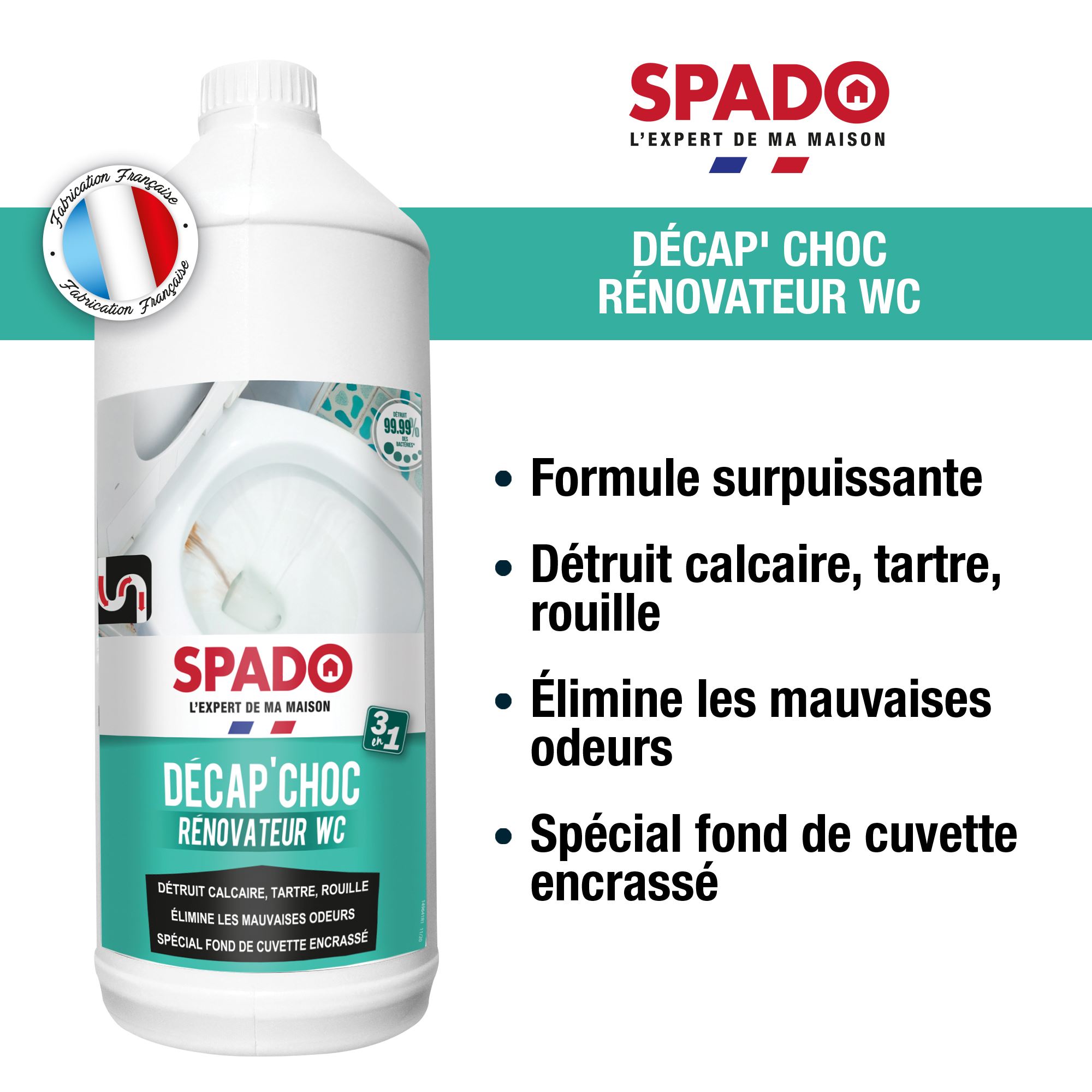 SPADO DECAP' CHOC RÉNOVATEUR WC