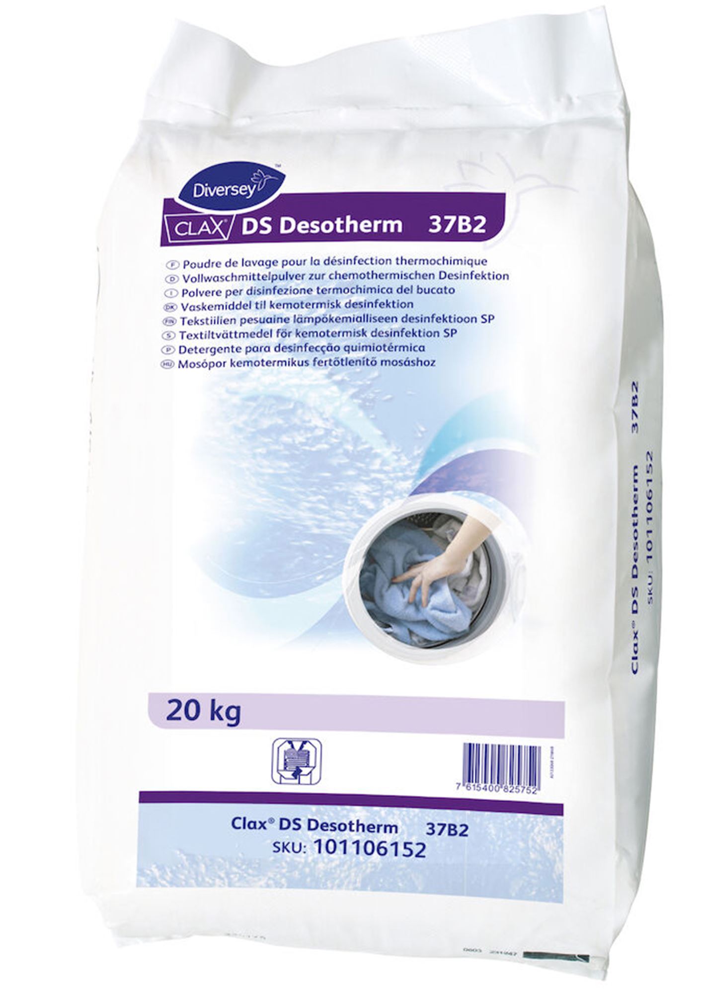 Clax DS desotherm 37B2 phosphate-free disinfectant powder 20kg