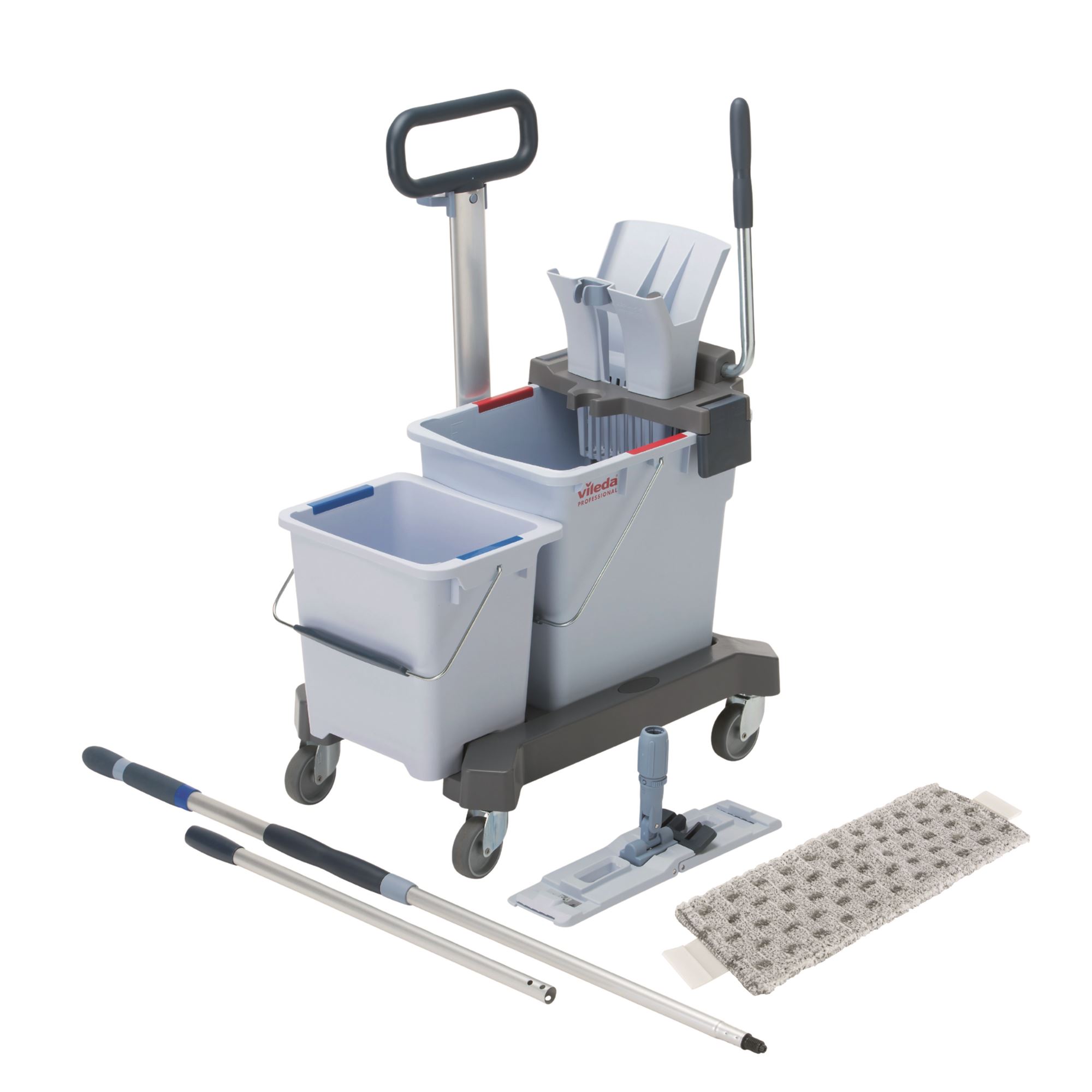 182953 - Vileda US Pro Ready to Go Cleaning Trolley with Wringer