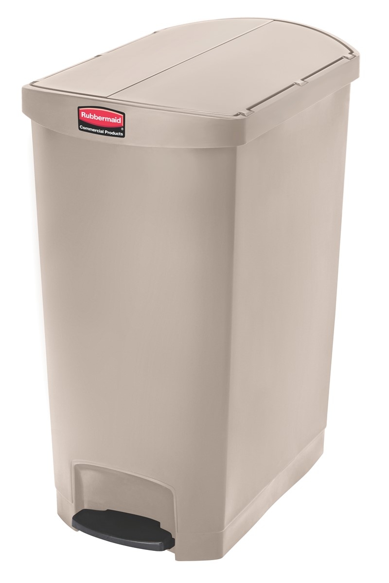 Dustbin 90 L Rubbermaid Slim Jim narrow beige